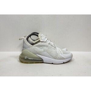 Nike Air Max 270 Womens Size 7 White Running Shoes Sneakers 943345-103 5.5Y